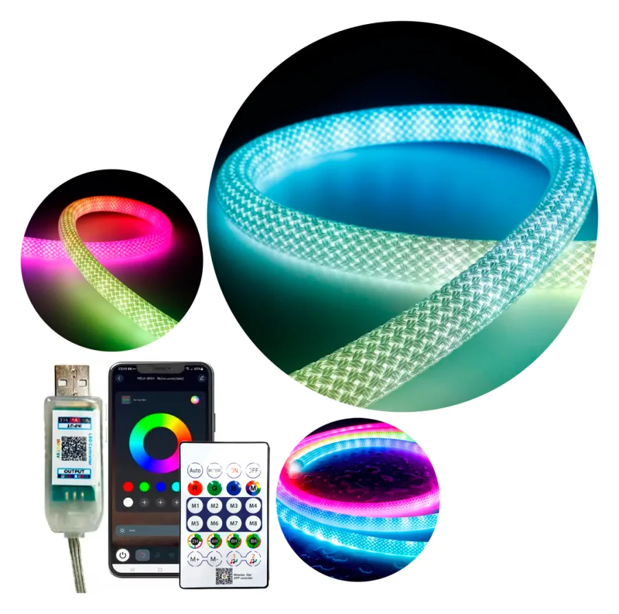 Cuerda de Neon 5m Rgb Audioritmica