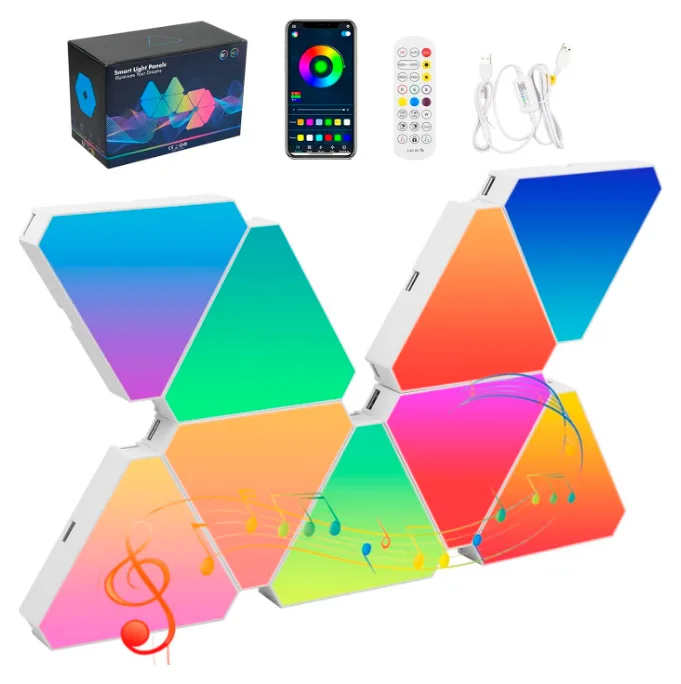 Panel Rgb Triángulo Wifi con app