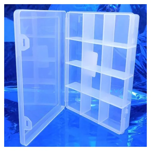 Caja Organizadora de 12 Divisiones 16 x 11 x 2,5 cm 3734