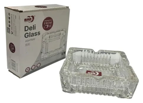 Cenicero Vidrio Caja 11 cm 3456