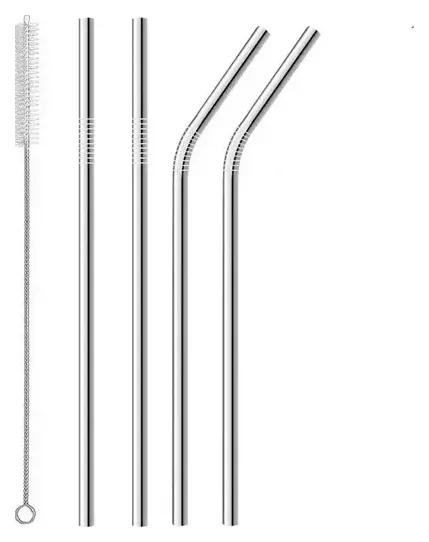 Sorbete x 4 Metal Acero Con Limpiador