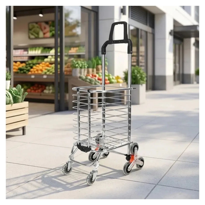 Carrito de Compras Metálico Mtl