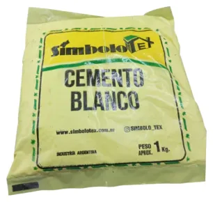 Cemento Blanco 1kg/5 kg Cemento Blanco 1 kg
