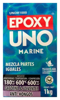 Epoxy Uno Uso Industrial Negro 1 kg x 1 kg