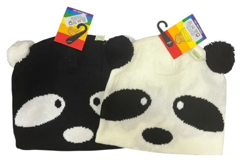 Gorro Infantil Oso Panda