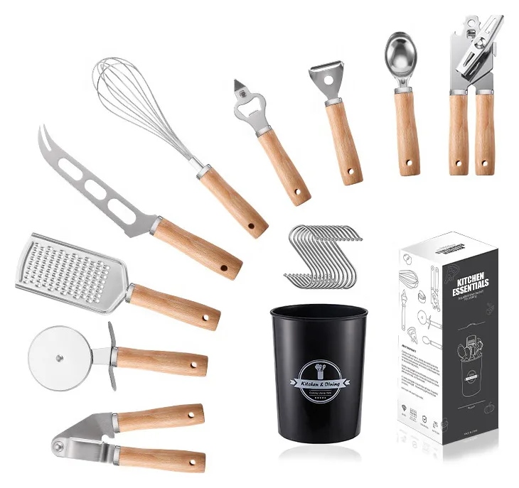 Oferta - Utensillos de Cocina de Acero x 9 Piezas