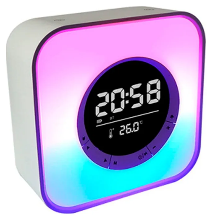 Oferta - Reloj Parlante Rgb Cuadrado p10