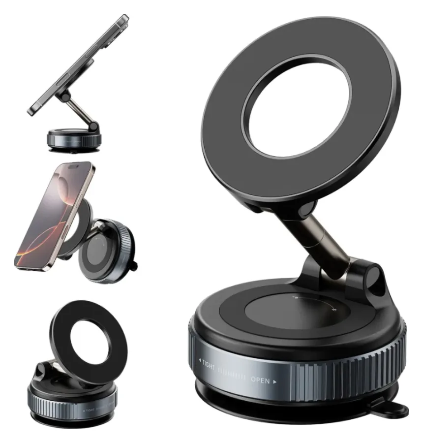 Soporte magnetico 360 con ventosa