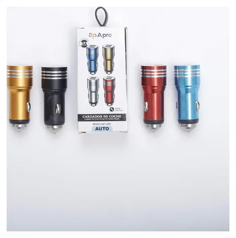 W-carcador Auto Apro 2usb x 12