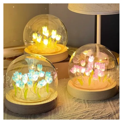 Diy Lamparas Tulipanes