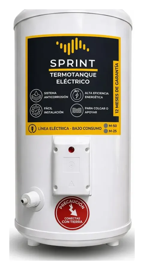 Termotanque Eléctrico 50 Litros Dual
