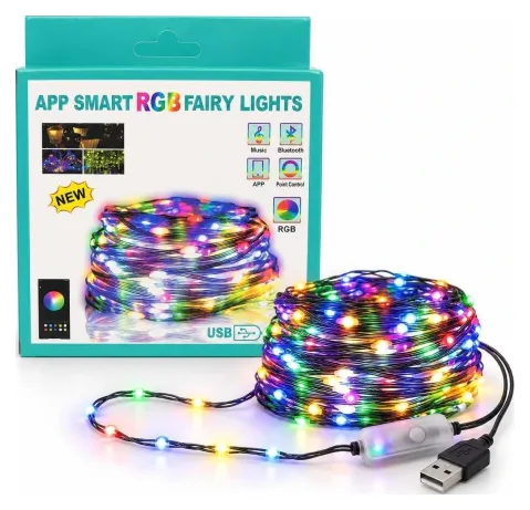 Tira led 10m con USB
