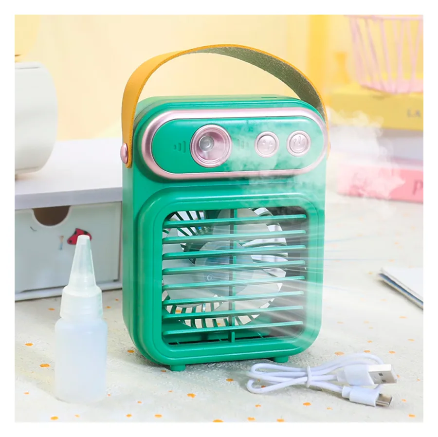 Ventilador Portatil Humidificador 3w