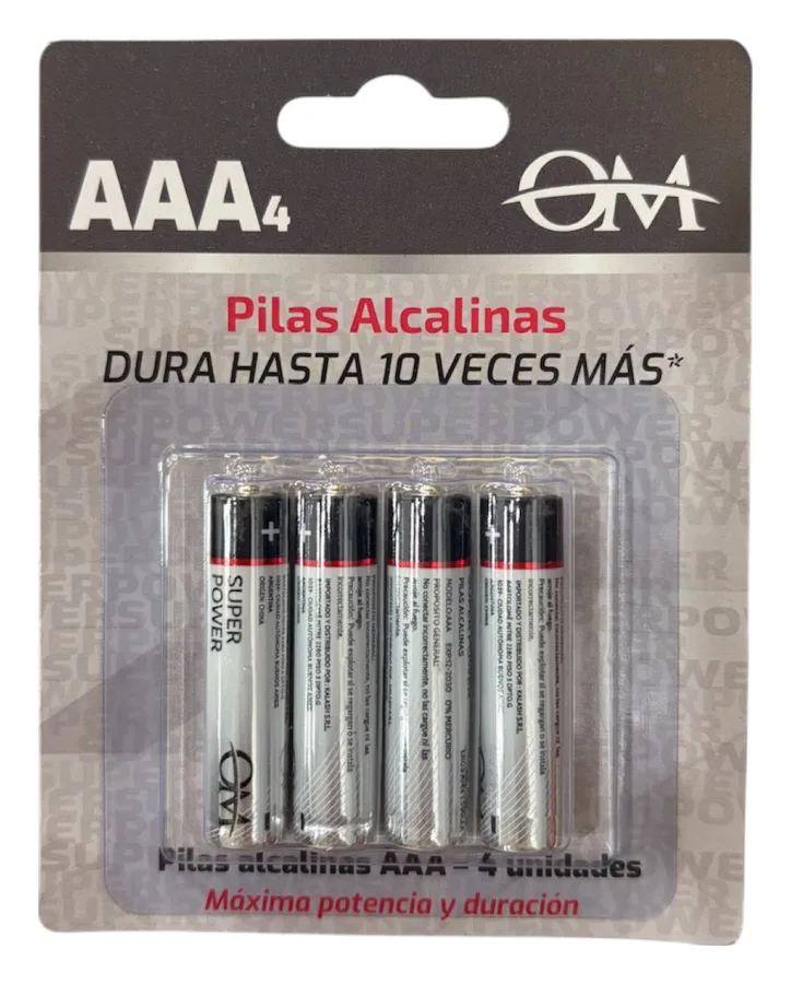 Pila Alcalina Aaa - 4pcs