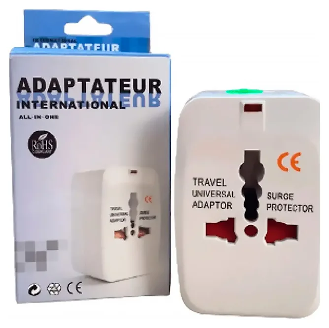Adaptador Viajero Mundial Común