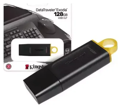 Pendrive Kingston Datatraveler Exodia 128gb