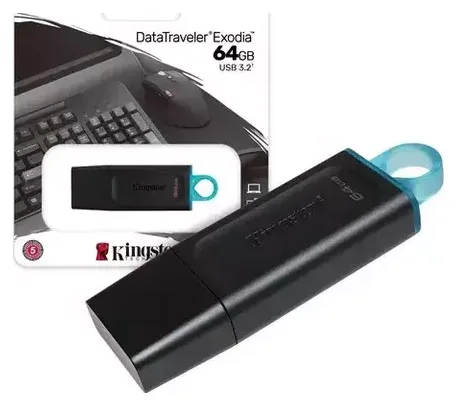 Pendrive Kingston Datatraveler Exodia 64gb