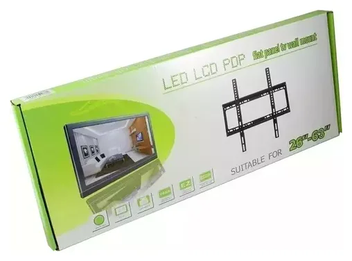 Soporte De Pared Tv Led/lcd 26 A 63 Negro + Set Instalac