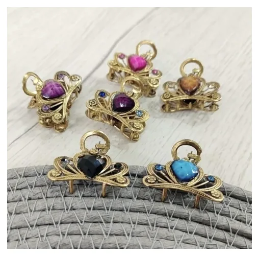 Mini Broche Vintage 12 pcs zjam-2040