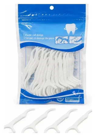 Palillos de hilo dentales x 50pcs