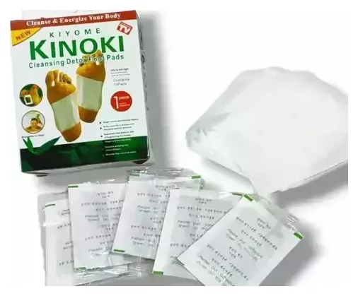 Parches desintoxicantes para los pies KINOKI