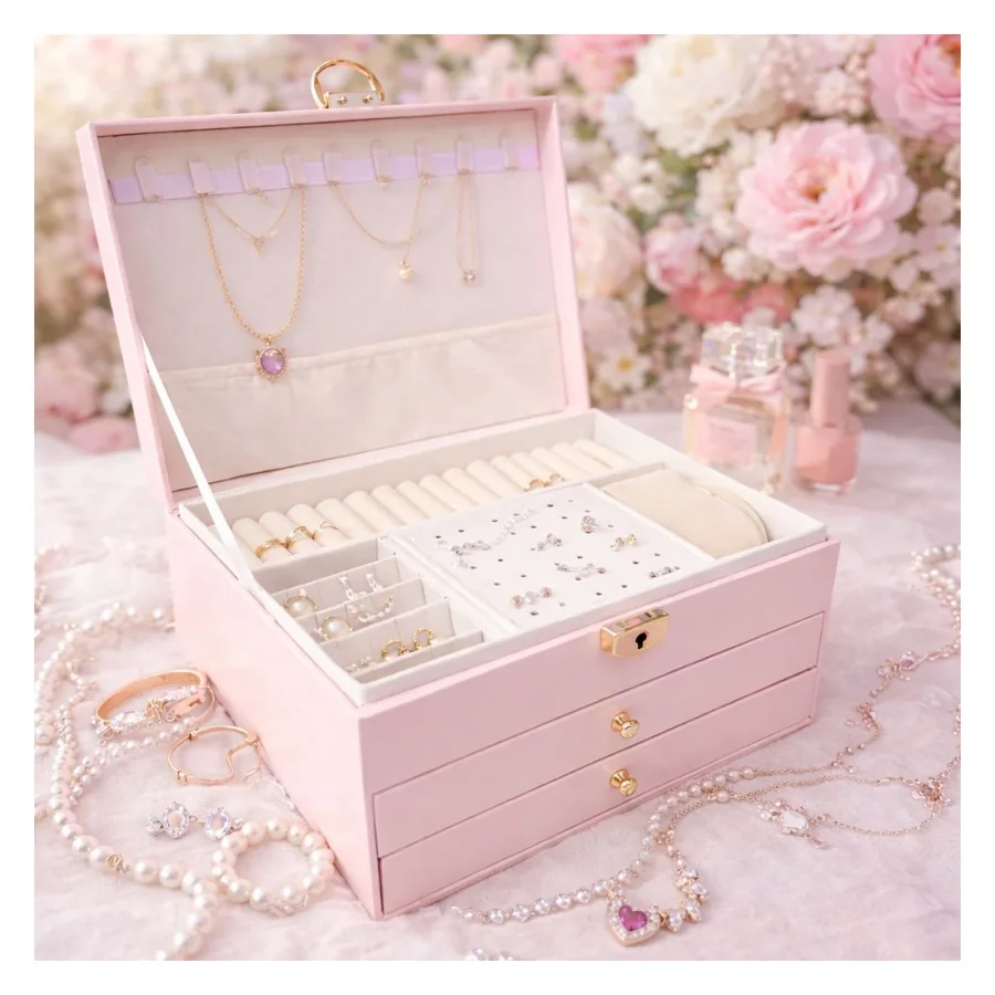 Alhajero con Cajones Rosa