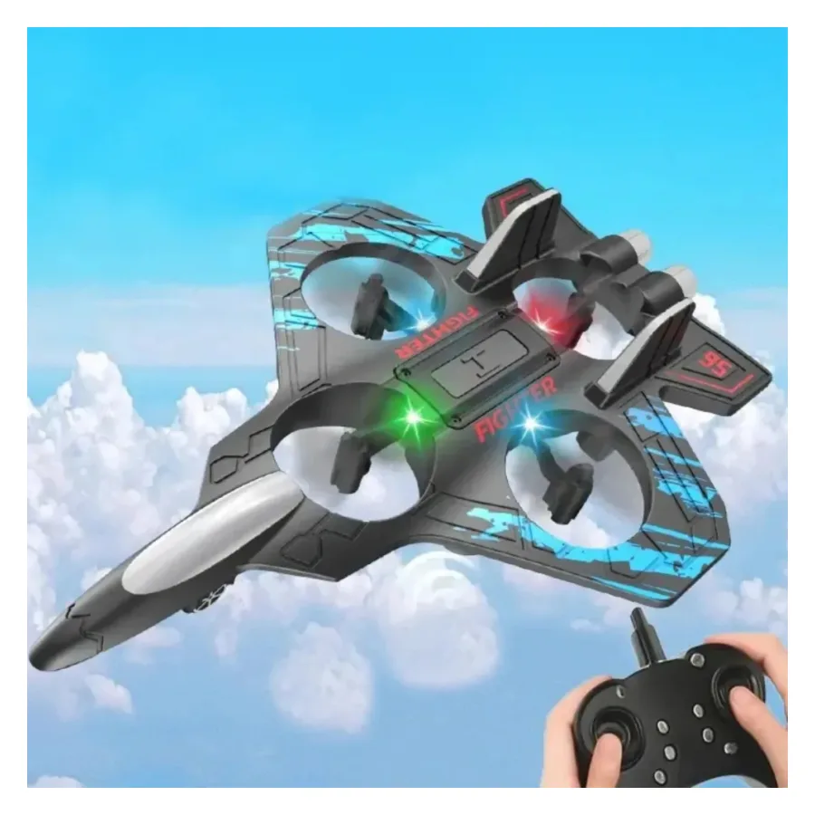 Drone Avión Aerodeslizador Con Batería Recargable A Control Remoto