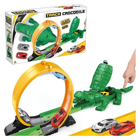 Pista de Auto Juguete Cocodrilo