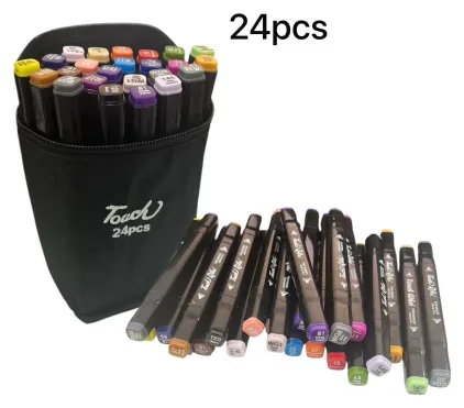 Estuche De Fibras Doble Punta *24pc