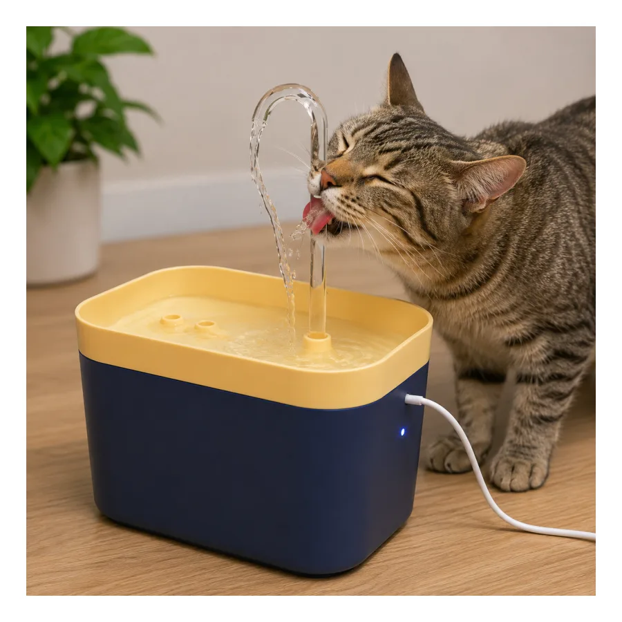 Bebedero de Mascotas Eléctrico Fuente de Agua