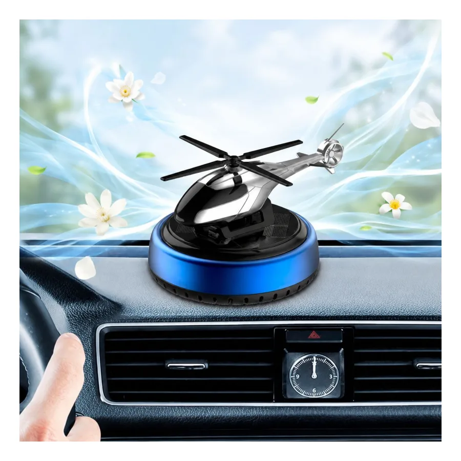 Aromatizante Solar para Auto Helicoptero