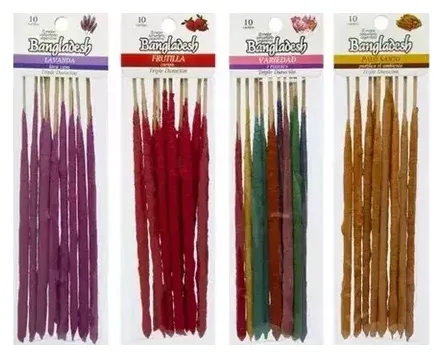 Sahumerio Triple Empaste 10 varillas Iluminarte