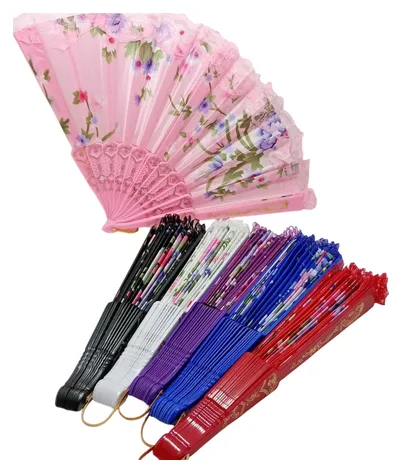 Abanico Flores Surtido 12pcs