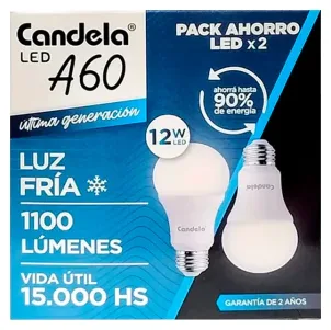 Candela Lampara x 2 10w/12w Fria Candela Lampara x 2 12w Fria