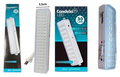 Candela Luz de Emergencia 30 60 Leds