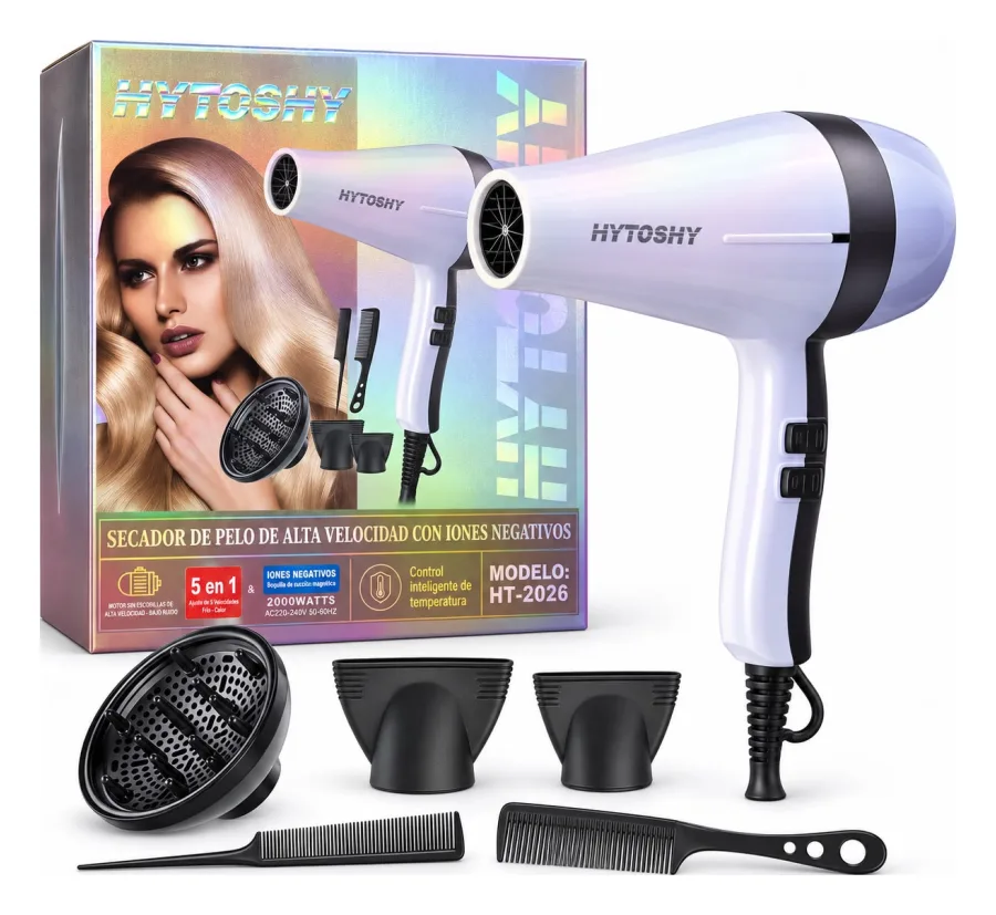 Secador 5 en 1 2000w Hytoshy