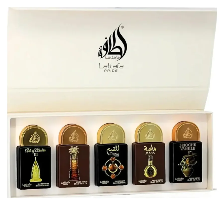 Set x 5 Perfumes Lattafa Pride 20ml