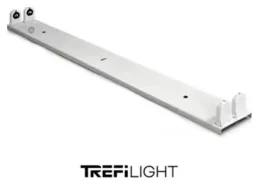 Trefi Liston Porta Tubo 1 x 18w 120cm/1 x 9w 60cm/2 x 18w 120 cm Liston Porta Tubo 1 x 18w 120 cm Blanco