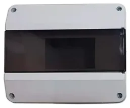 Caja Din Embutir 1-2/4-8/exterior de 1-2 Din Cioccaplast Caja Din Embutir 1-2
