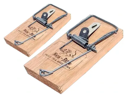 Trampera para Rata Madera / Metal Chica Metal
