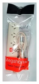 Richi Prolongador 3 Toma 1,5 m/2,5 m/5 m 3 Toma 5 m